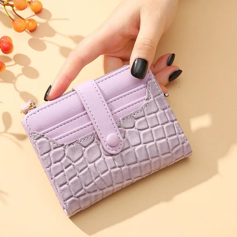 portefeuille femme original violet