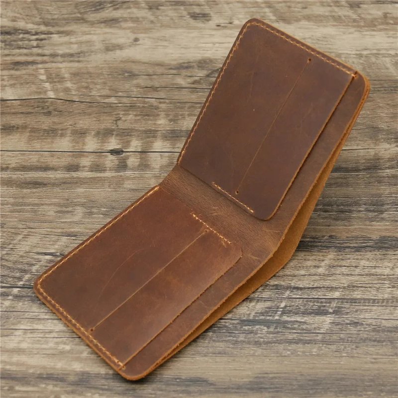 etui porte cartes cuir homme marron