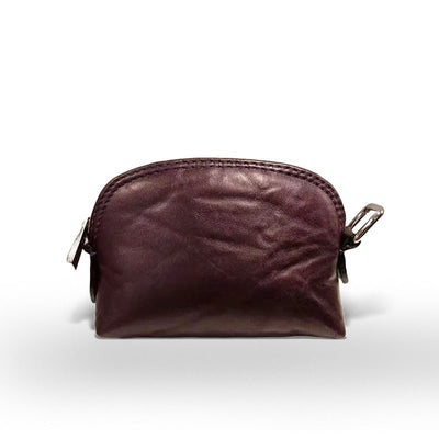 mini porte monnaie femme violet bordeaux