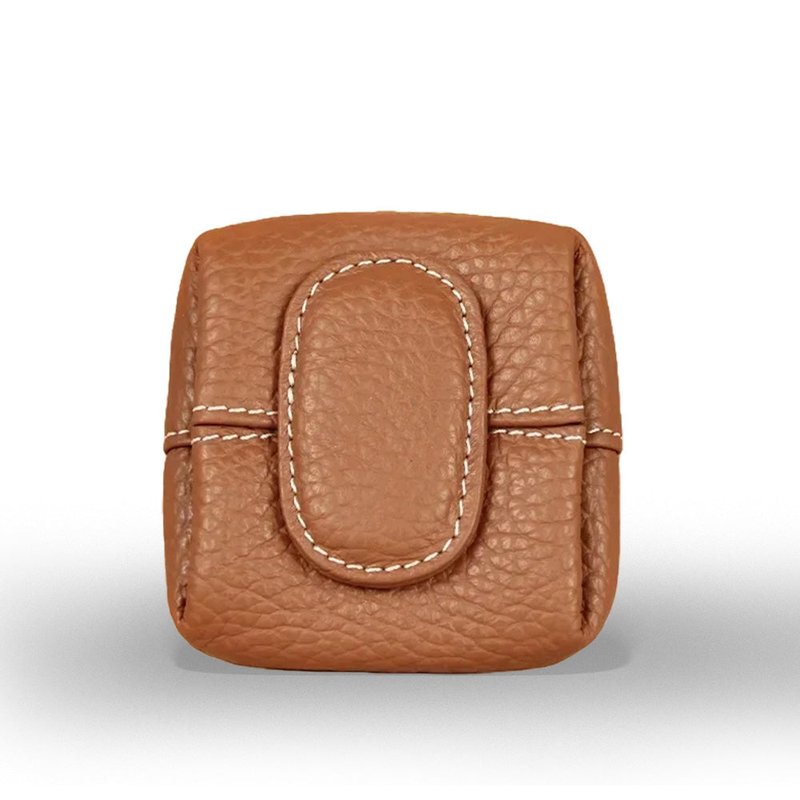 mini porte monnaie marron clair