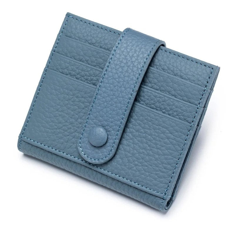 petit porte cartes femme bleu