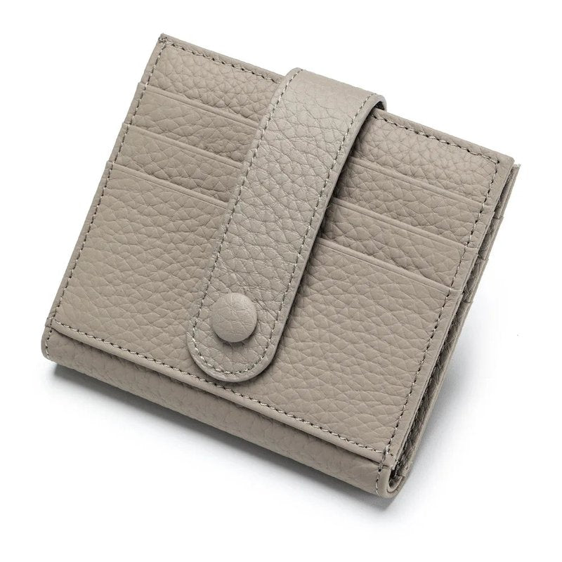 petit porte cartes femme gris