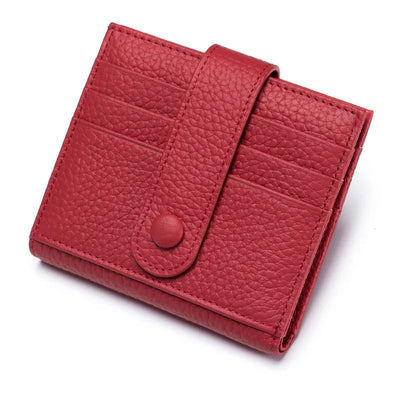 petit porte cartes femme rouge