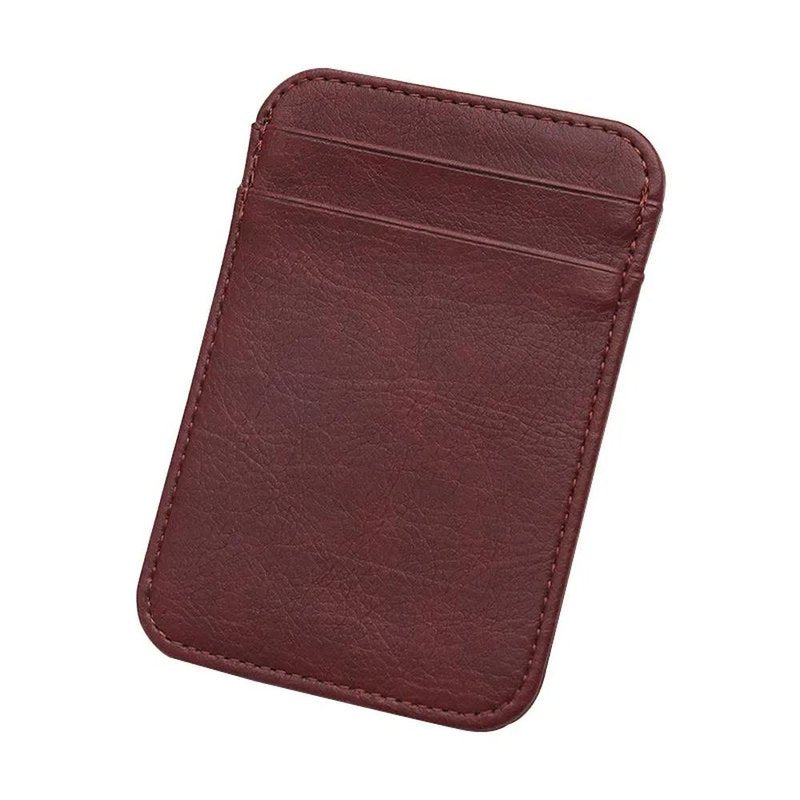 petit porte cartes marron fonce