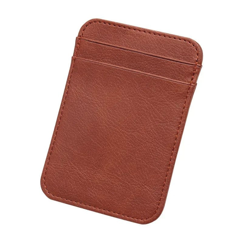 petit porte cartes marron