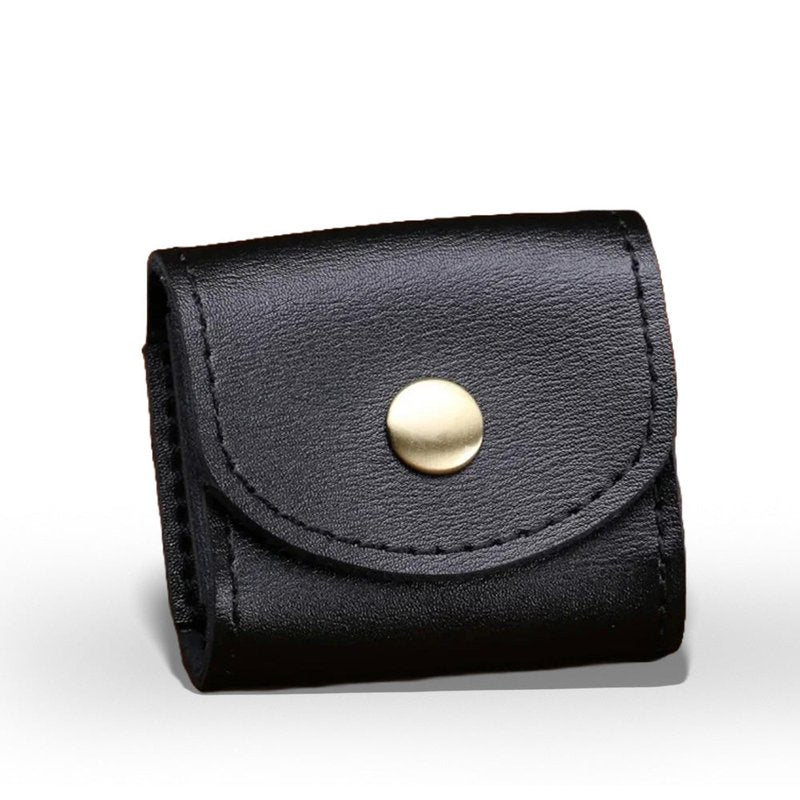 petit porte monnaie cuir noir