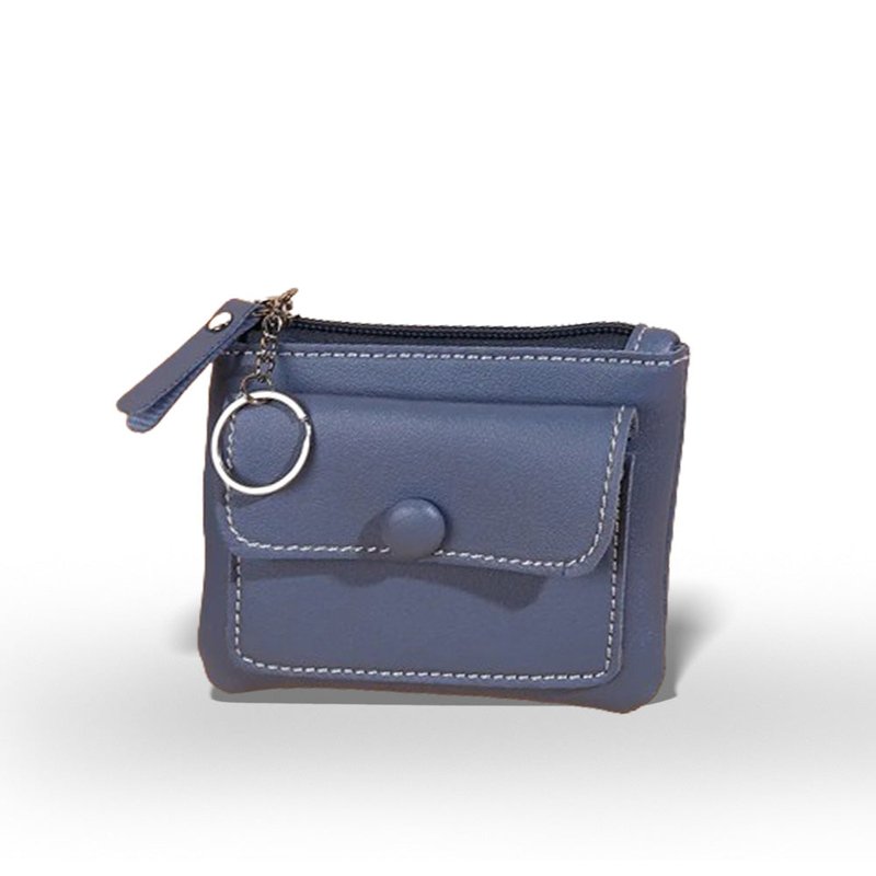 petit porte monnaie femme bleu