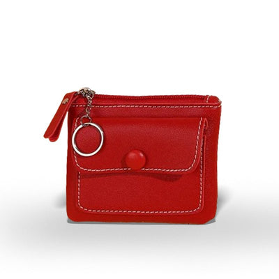 petit porte monnaie femme rouge