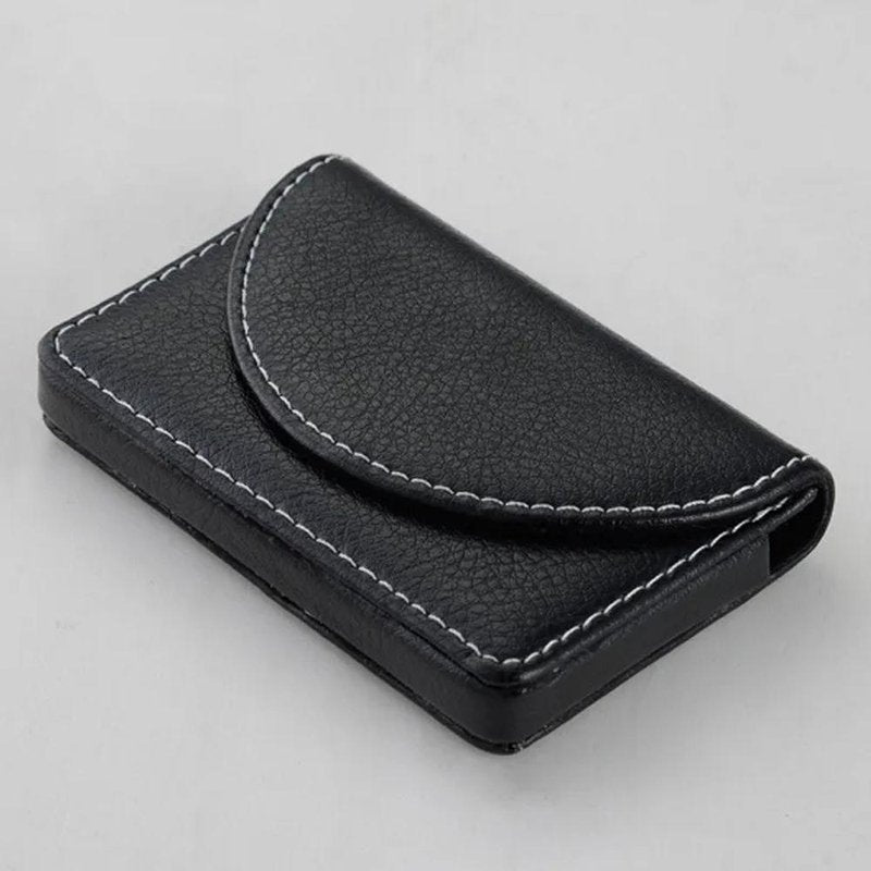 pochette porte cartes de visite noir