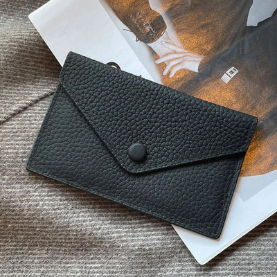 porte cartes enveloppe noir