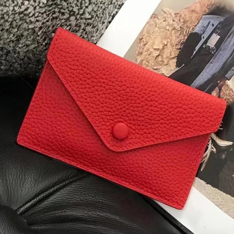 porte cartes enveloppe rouge