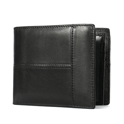 porte cartes et billet cuir noir