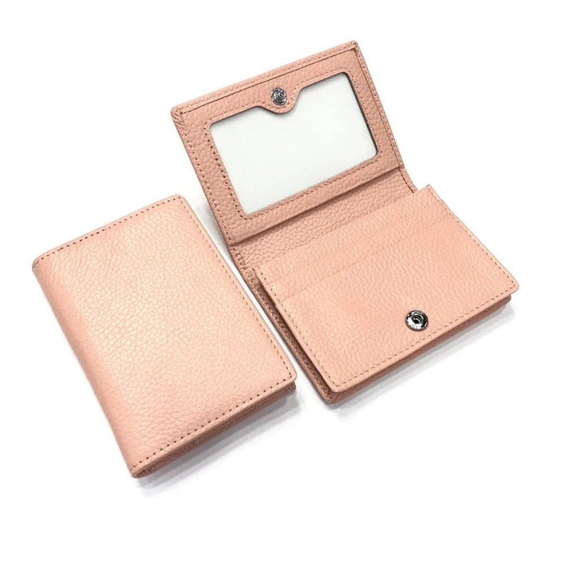 porte cartes femme anti piratage beige