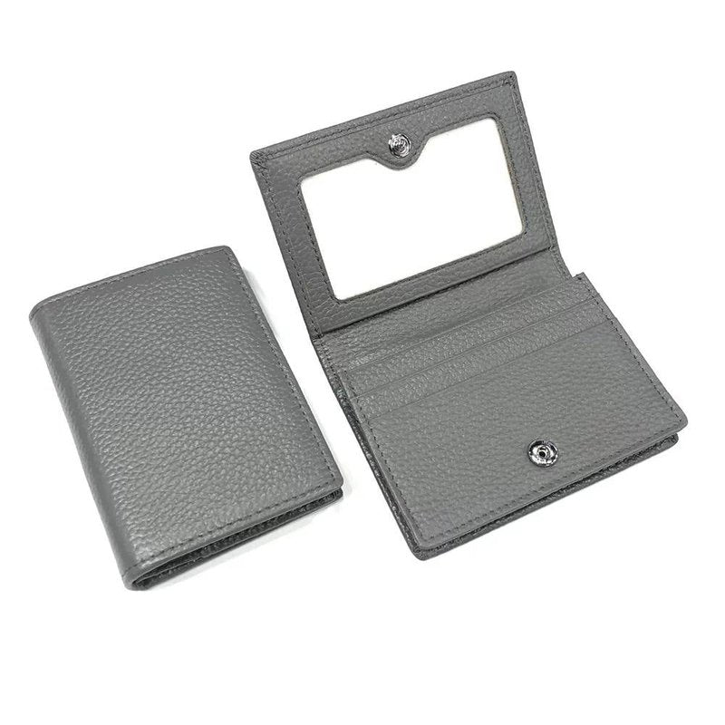 porte cartes femme anti piratage gris souris
