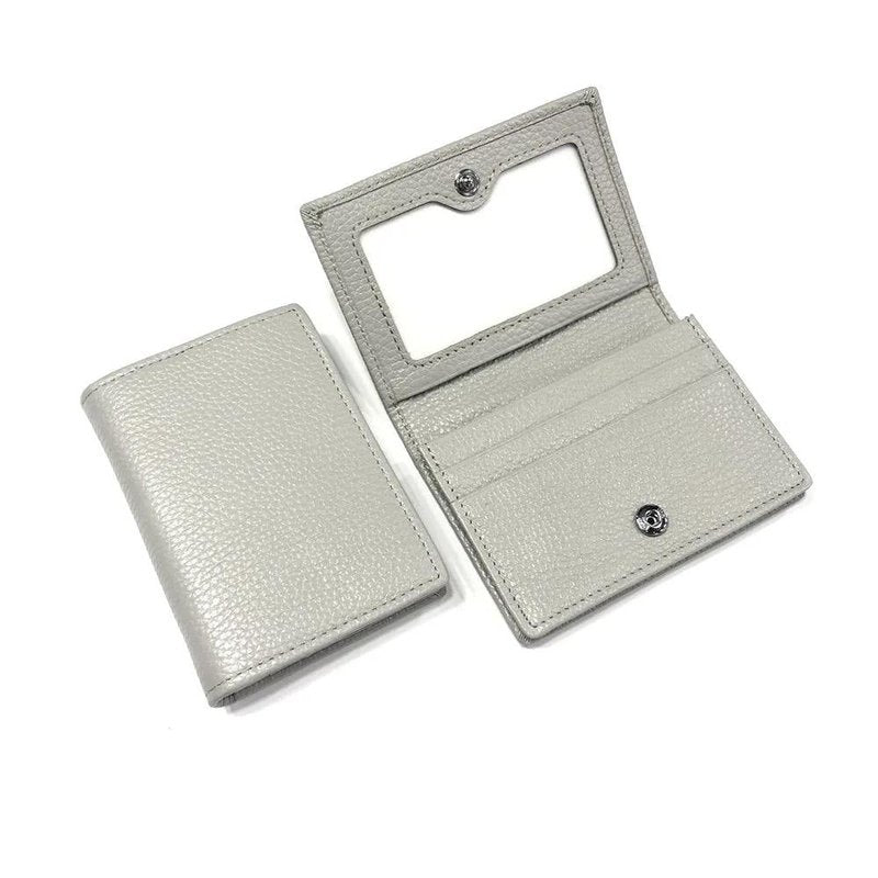 porte cartes femme anti piratage gris