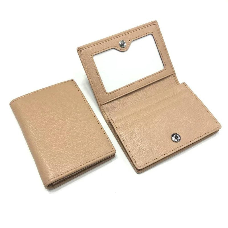 porte cartes femme anti piratage taupe
