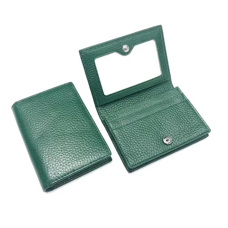porte cartes femme anti piratage vert foret