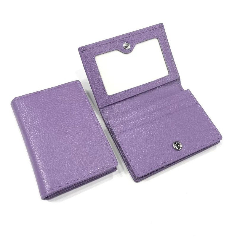porte cartes femme anti piratage violet