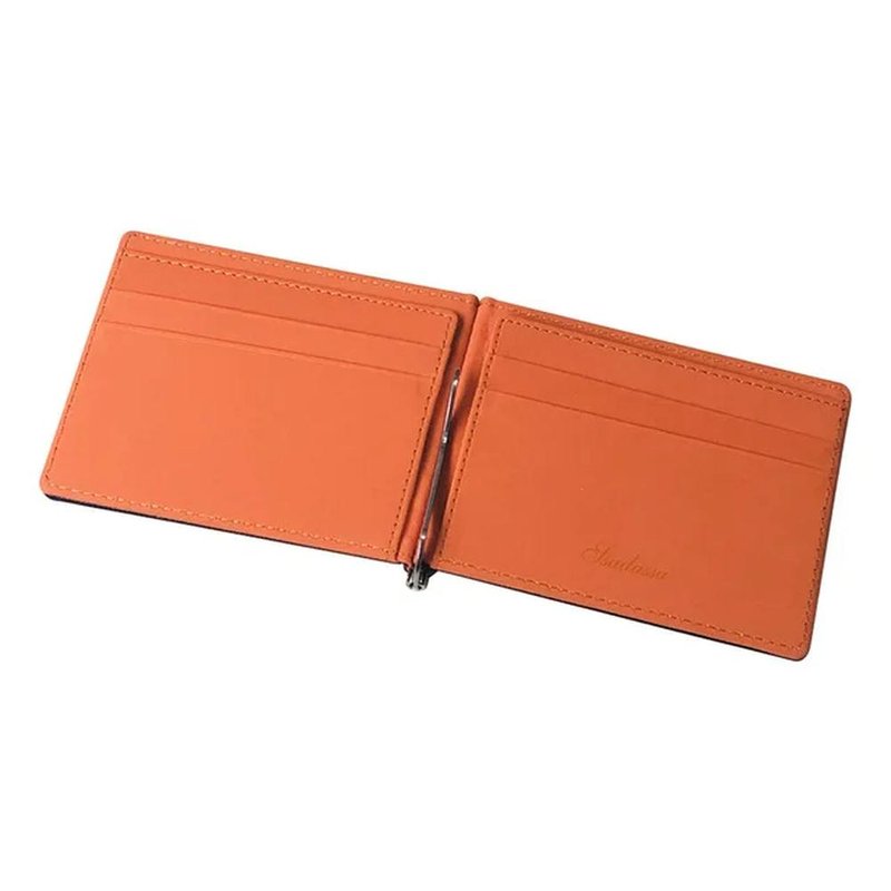 porte cartes fin orange