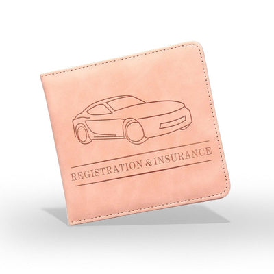 porte cartes grise rose 1