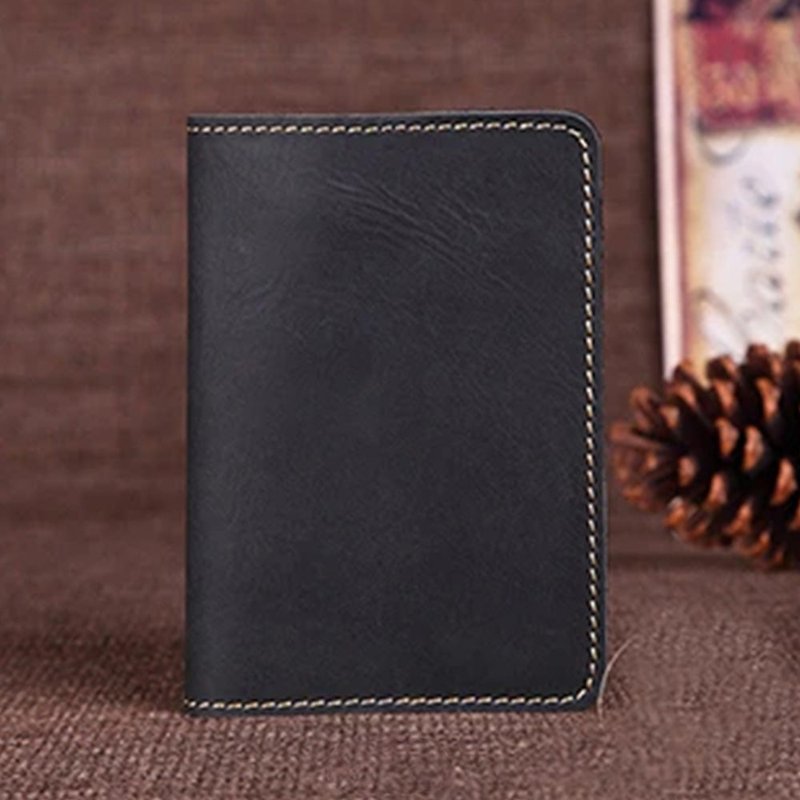 porte cartes homme cuir noir noir