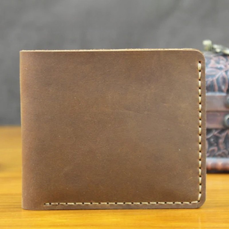 porte cartes rfid cuir homme marron