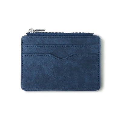 porte cartes simple bleu