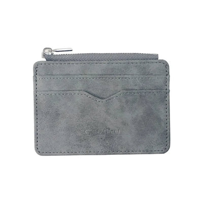 porte cartes simple gris