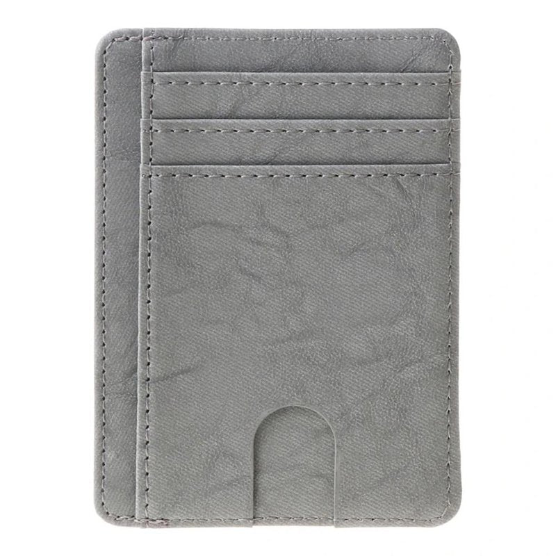 porte cartes ultra fin gris