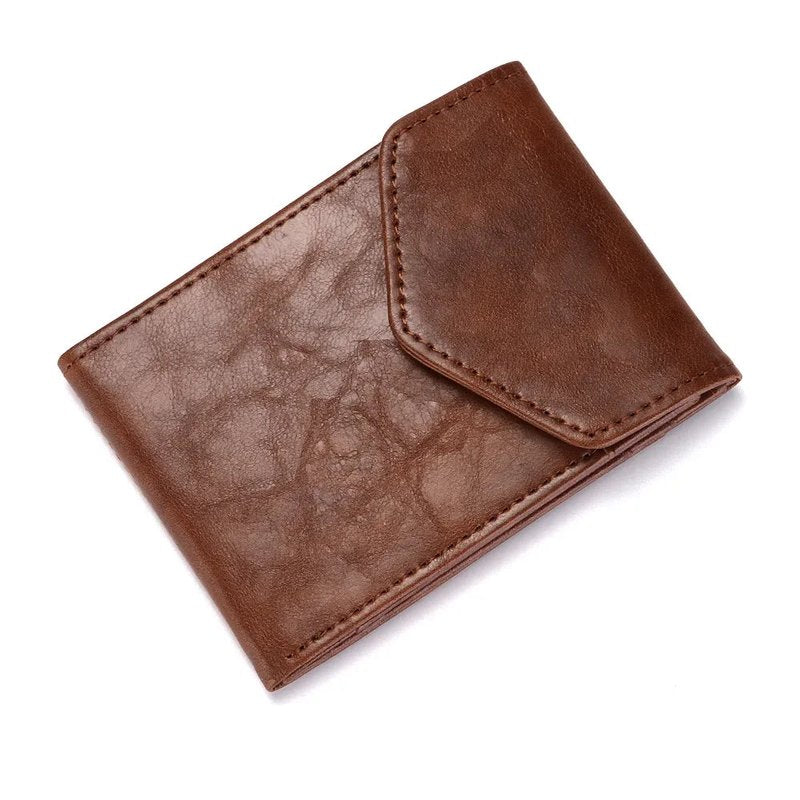 porte cartes vertical marron