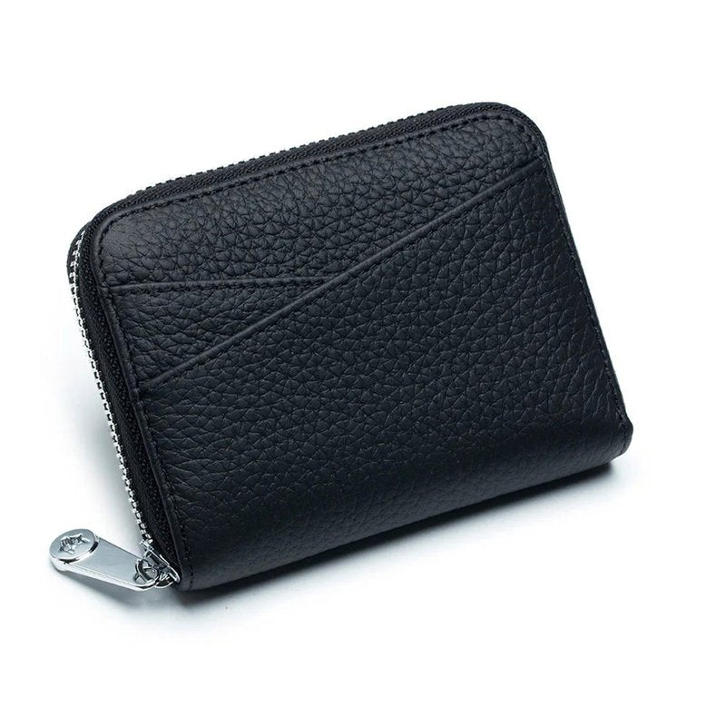 porte cartes zippe femme noir