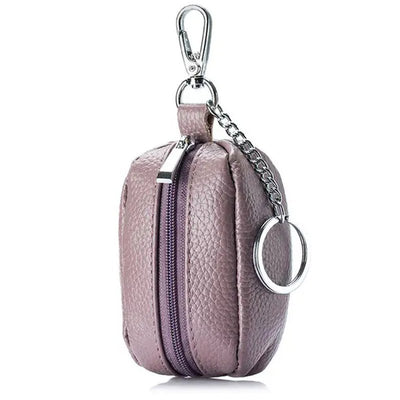 porte monnaie cuir original violet