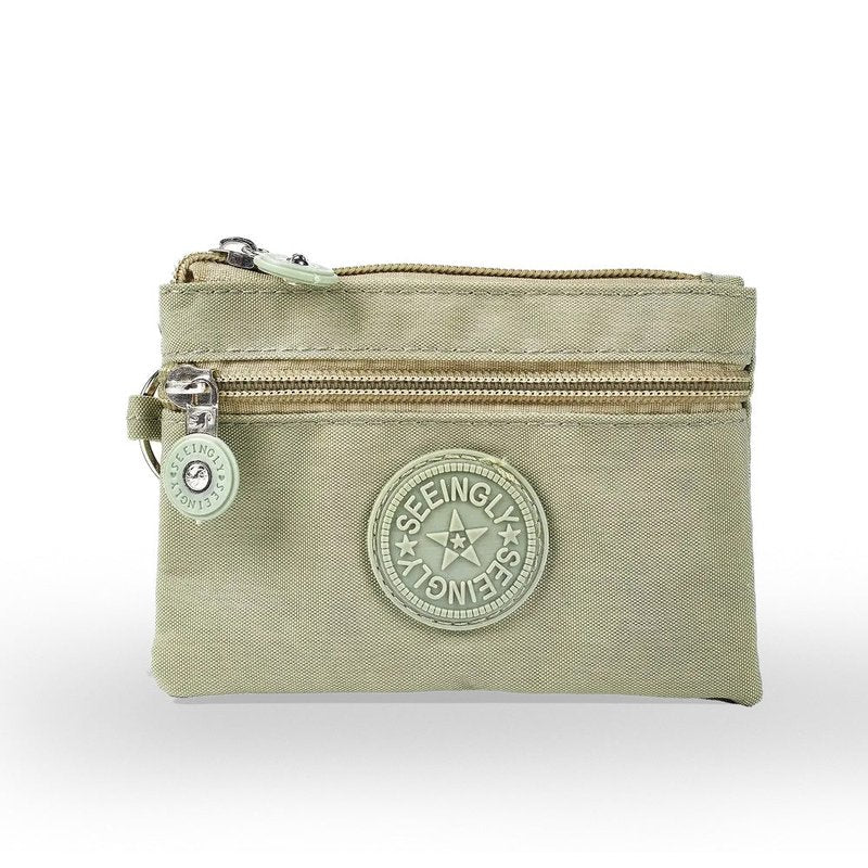 porte monnaie etanche olive