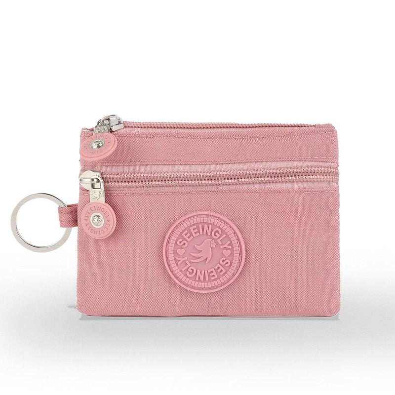 porte monnaie etanche rose