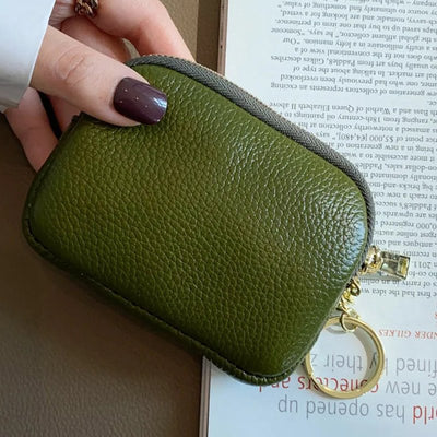 porte monnaie femme chic vert