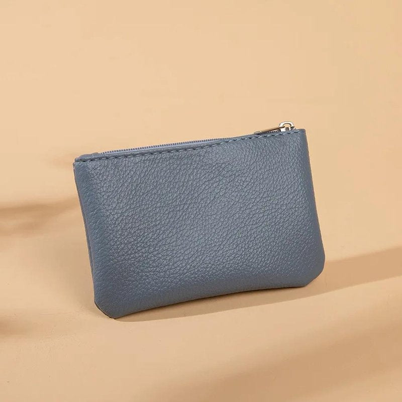 porte monnaie pochette bleu