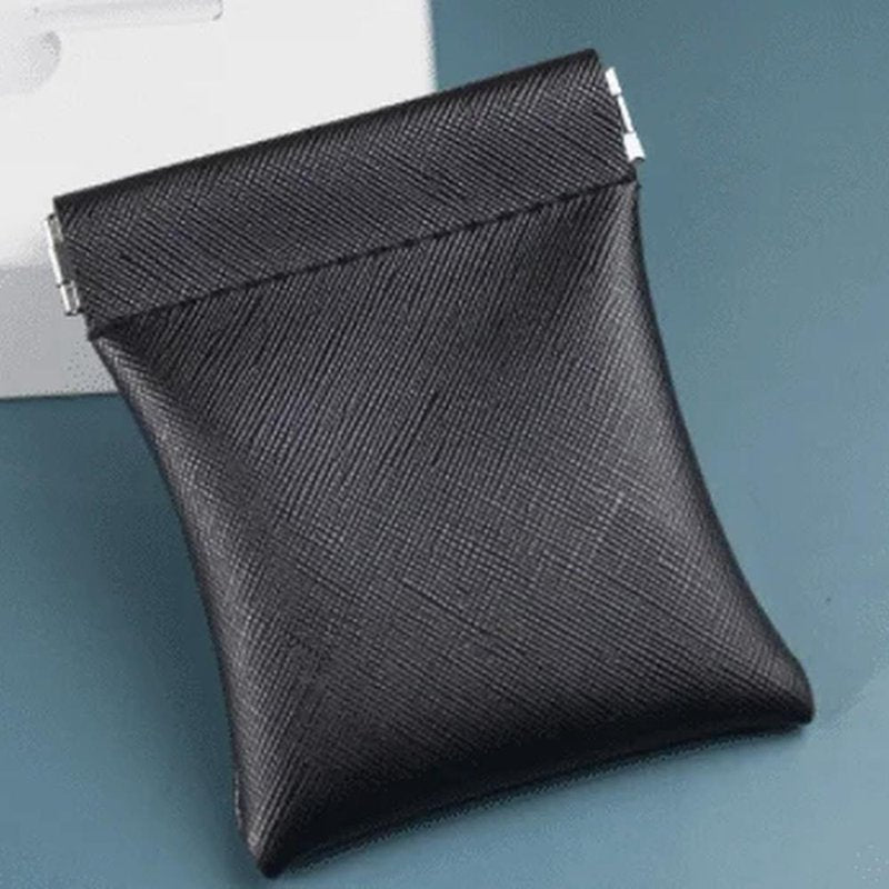 porte monnaie pochette femme noir