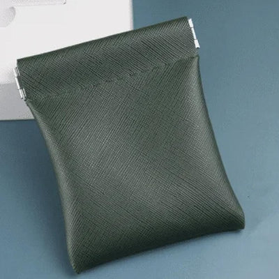 porte monnaie pochette femme vert