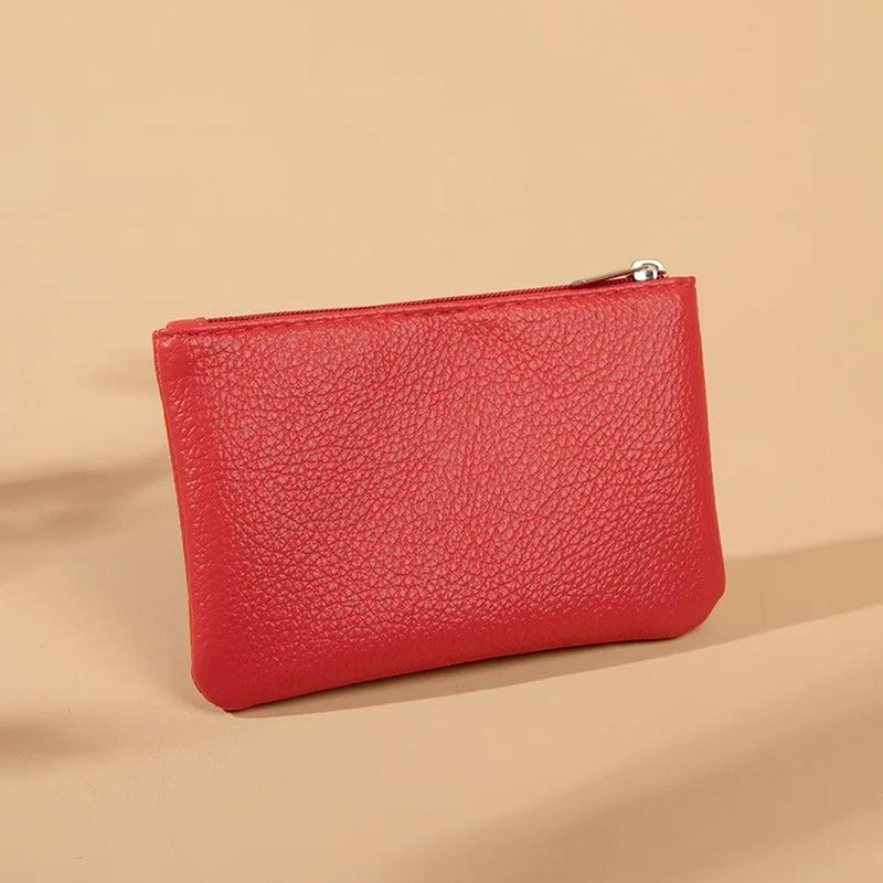 porte monnaie pochette rouge