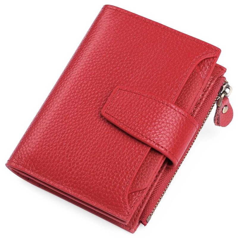 portefeuille colore femme rouge