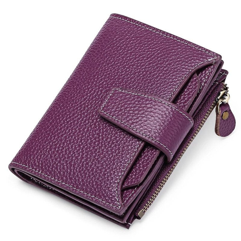 portefeuille colore femme violet