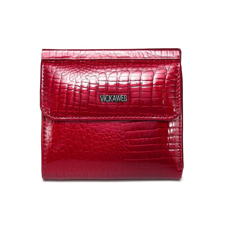 portefeuille femme rouge rouge