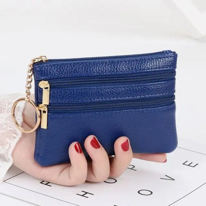 portefeuille pochette bleu ocean