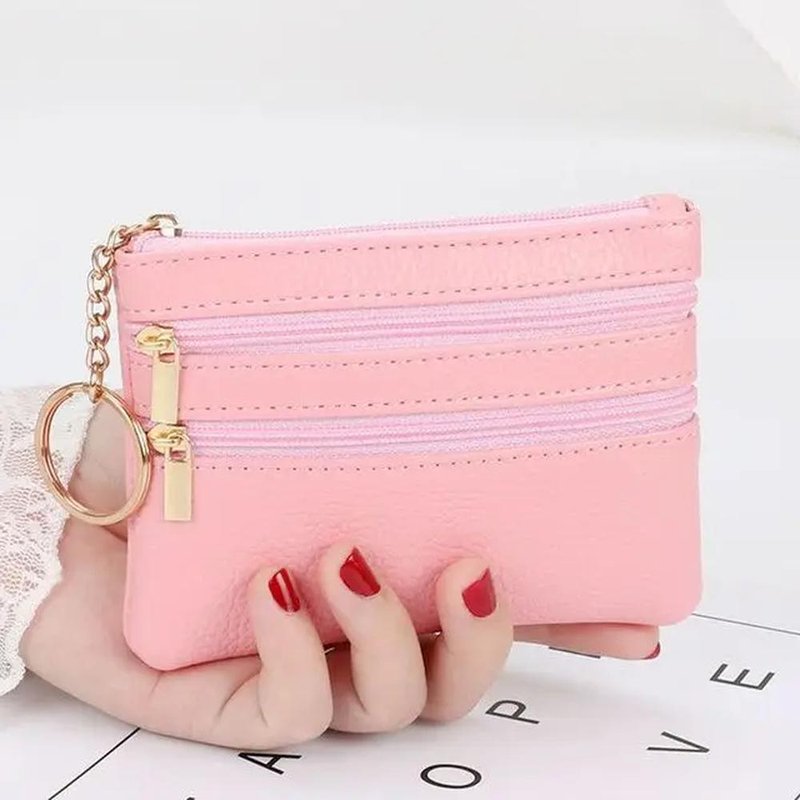 portefeuille pochette rose