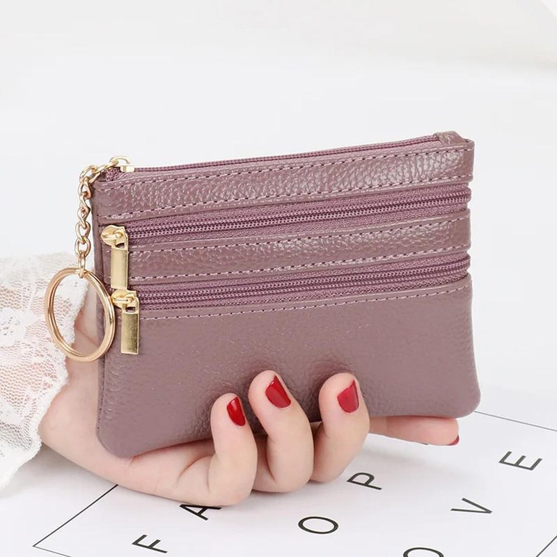 portefeuille pochette violet